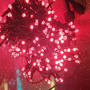 240 Red Christmas lights