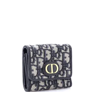 30 Montaigne Lotus Wallet Oblique Canvas Compact