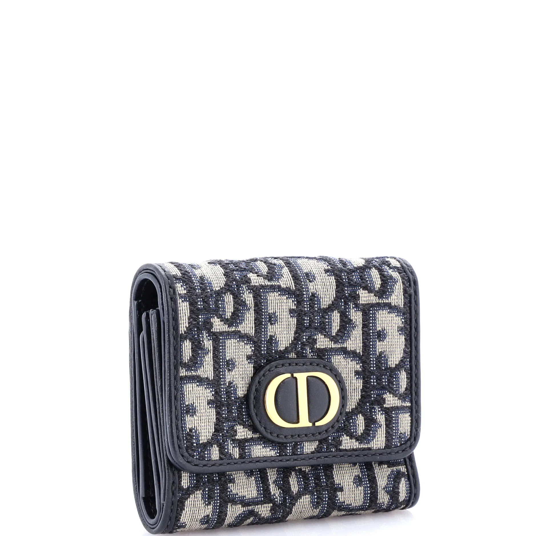 30 Montaigne Lotus Wallet Oblique Canvas Compact