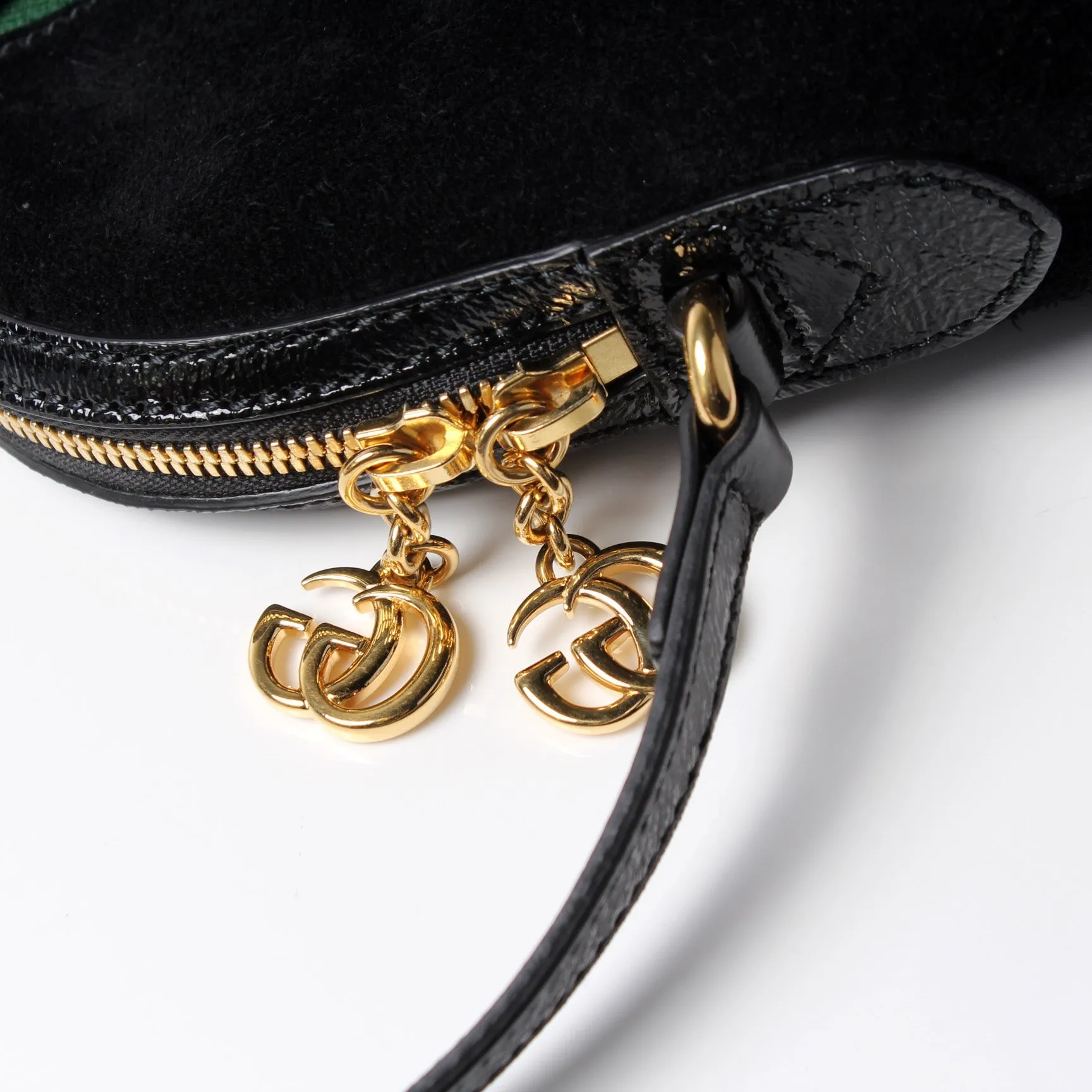 499621 Ophidia GG Suede Small Crossbody