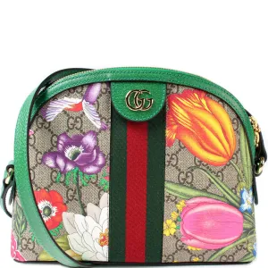 499621 Ophidia GG Supreme Flora Small Crossbody