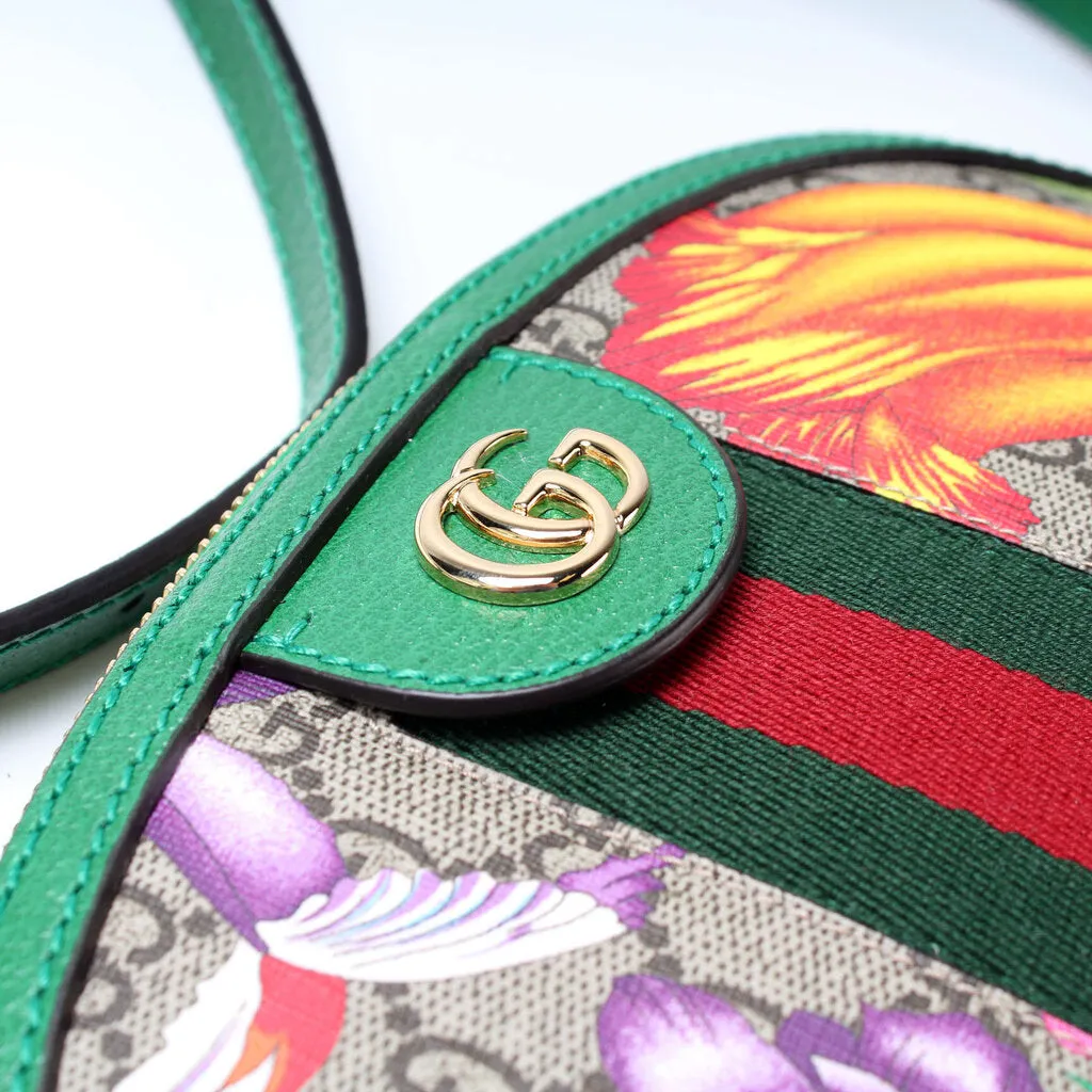 499621 Ophidia GG Supreme Flora Small Crossbody