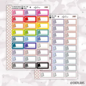 5 - Star Book Review Label // Multicolor Functional