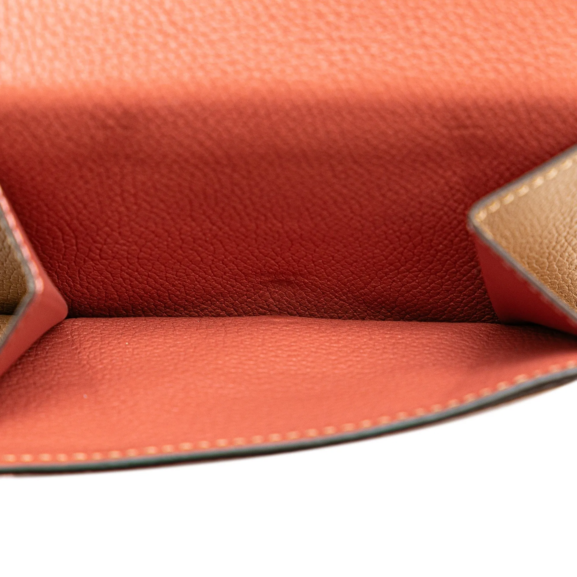Brown Louis Vuitton Lockme II Compact Wallet