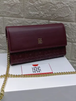 CAROLNA HERRERA Leather mini bag 20*12CM