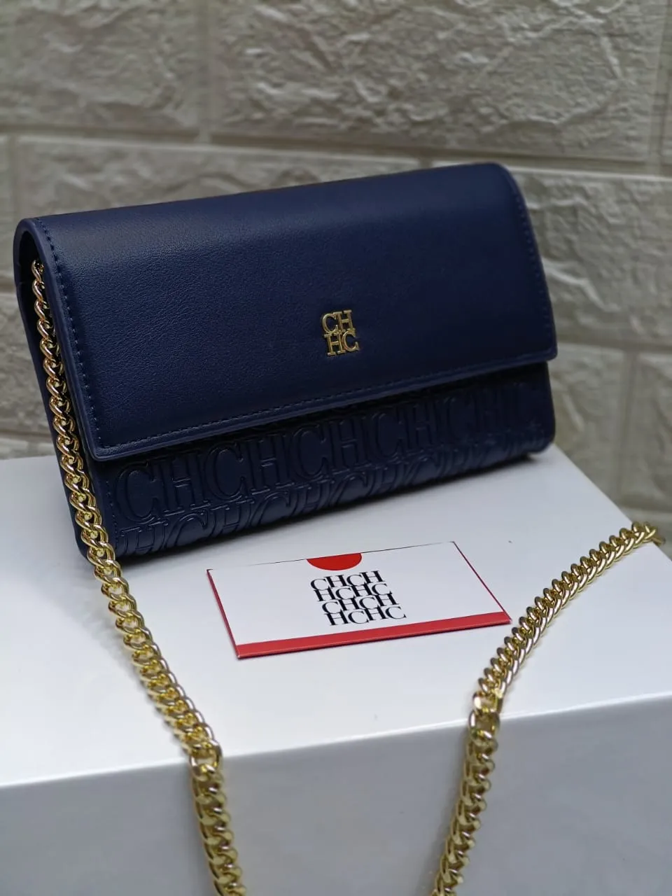 CAROLNA HERRERA Leather mini bag 20*12CM