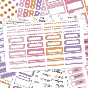Crystal Cactus Functional Sticker Kit