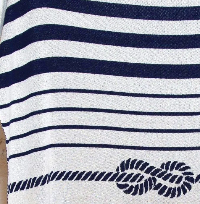 Custom Yacht Name Eco-Conscious Throw