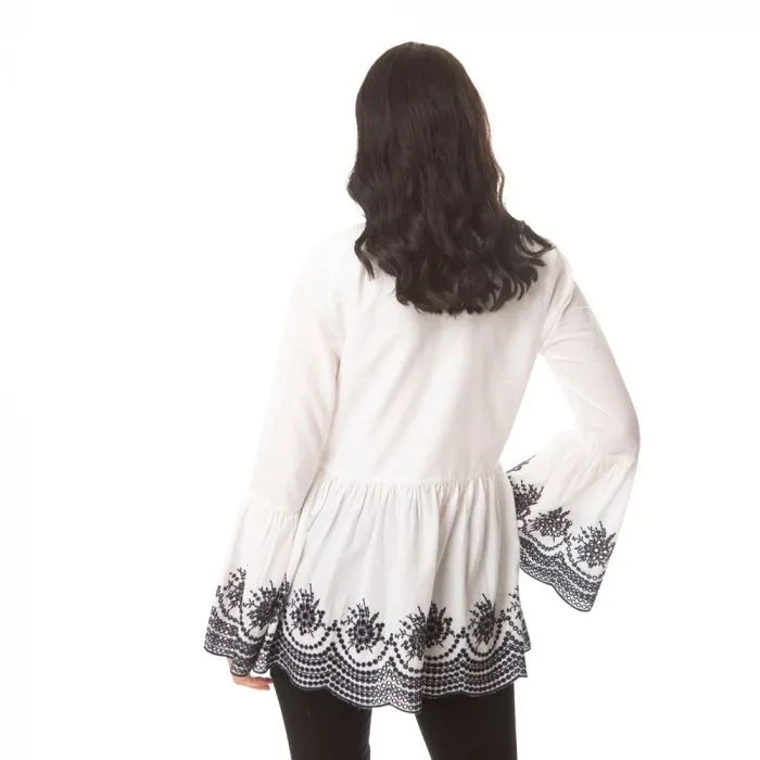 ELEGANT EMBROIDERED TOP - MYRA BAG