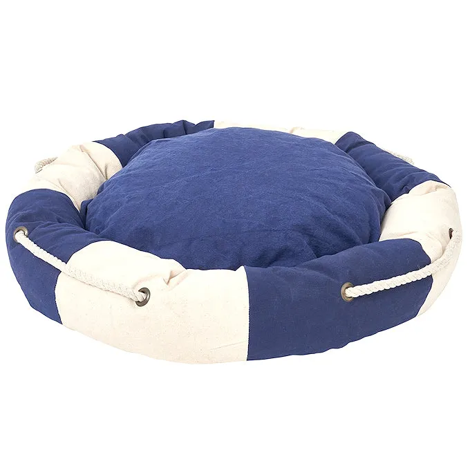 Euro Coastal Life Ring Pet Bed