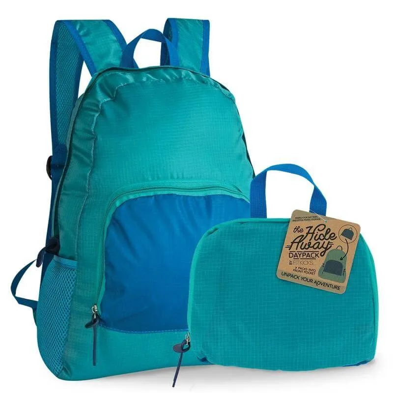 FITKICKS HIDEAWAY DAYPACK Foldable its own front pocket