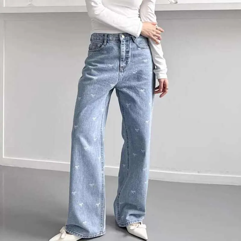 Glow Chic's Wide Leg Straight Jeans
