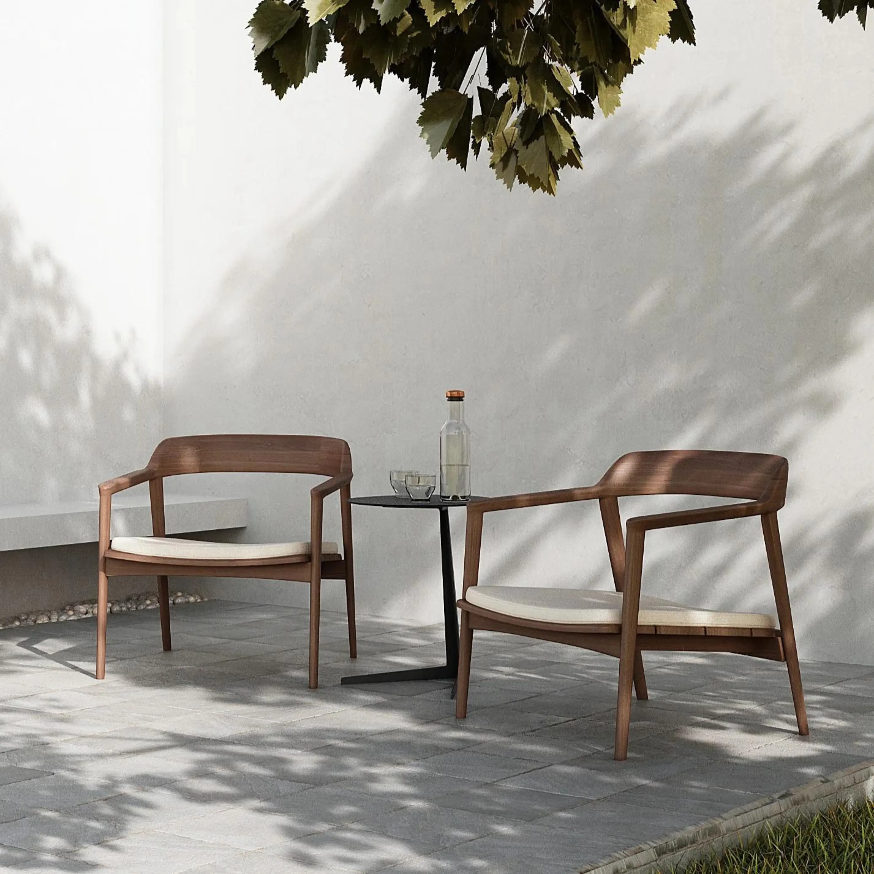 Grasshopper Outdoor Easy Chair - Teak
