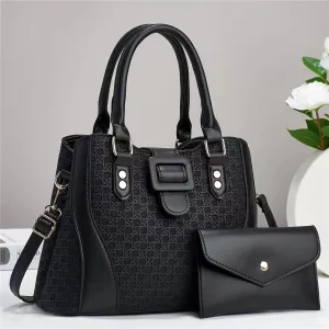 H1783 - Classic 2pc Handbag Set