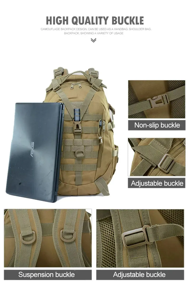 iCoolDown™ 30L-40L Military Tactical Camping Backpack