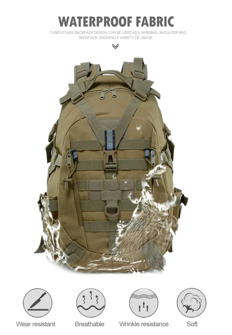 iCoolDown™ 30L-40L Military Tactical Camping Backpack