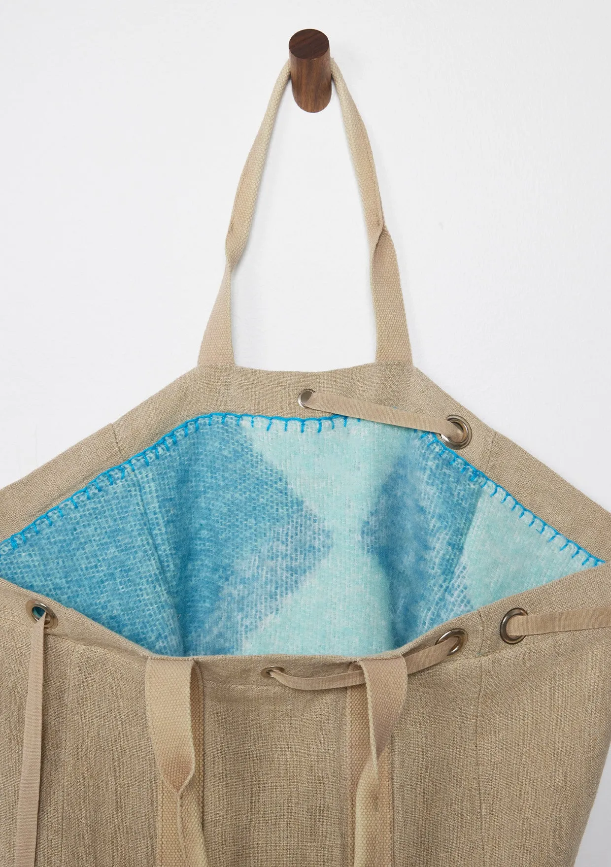 Large Reversible Fuzzy Abstract Shopper Tote Bag