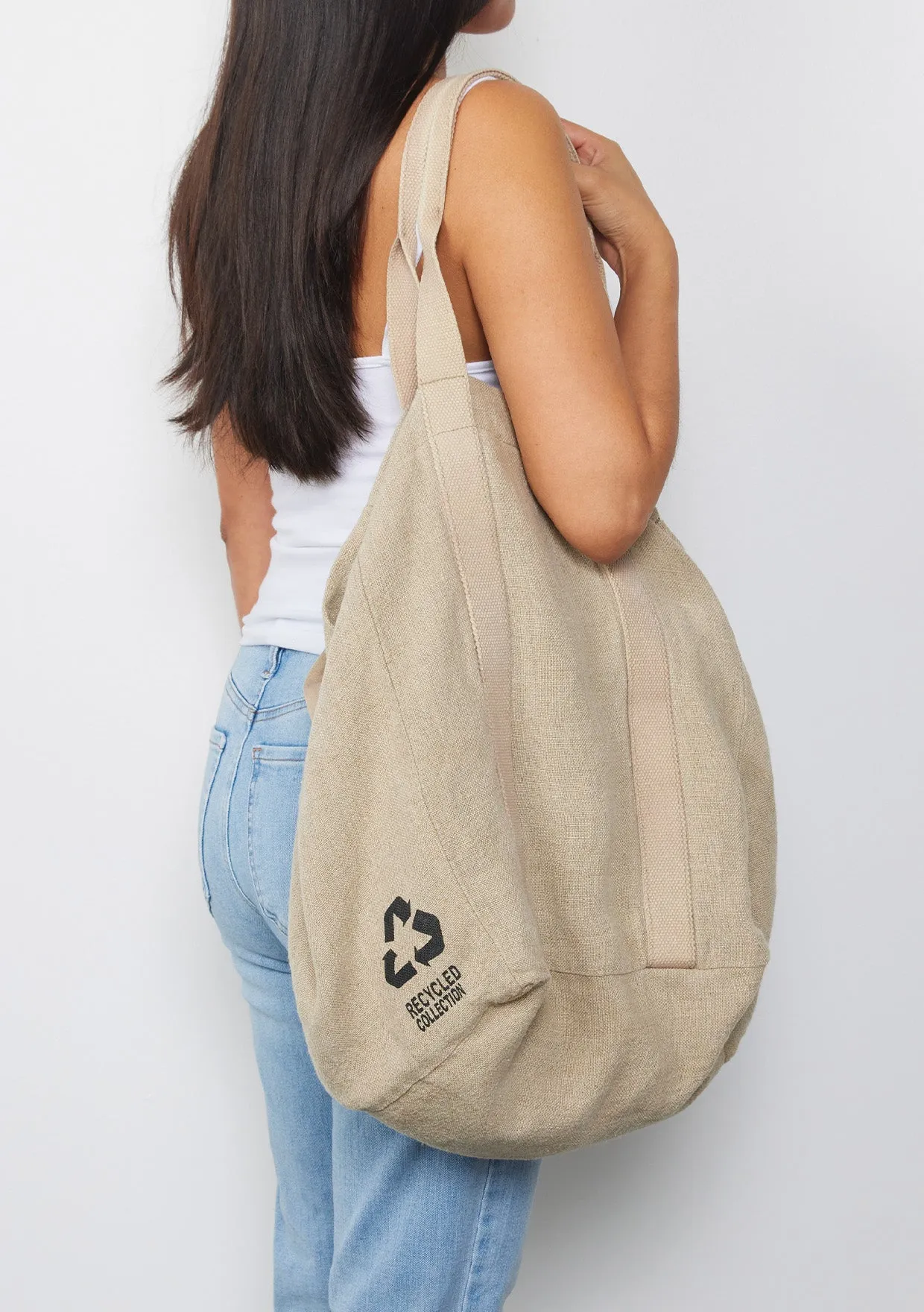 Large Reversible Fuzzy Abstract Shopper Tote Bag