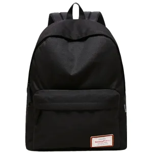 Lightweight Backpack for School Solid Color Travel Boobags