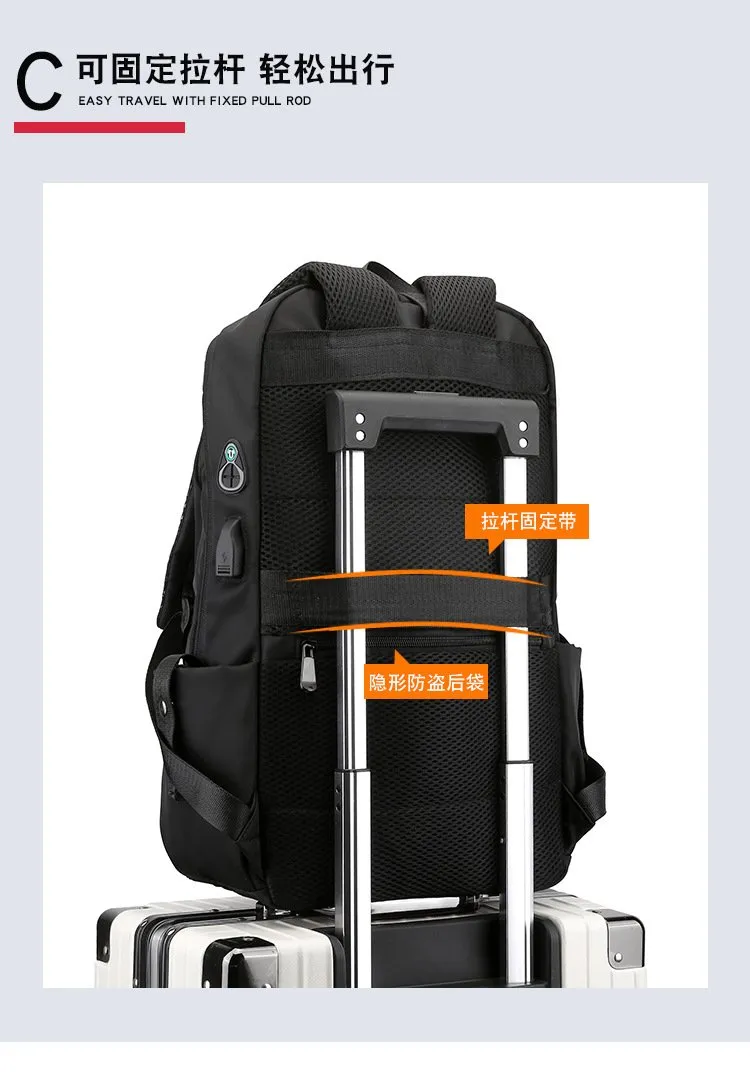Men's Polyamides and Nylon Backpack for Travel or Business