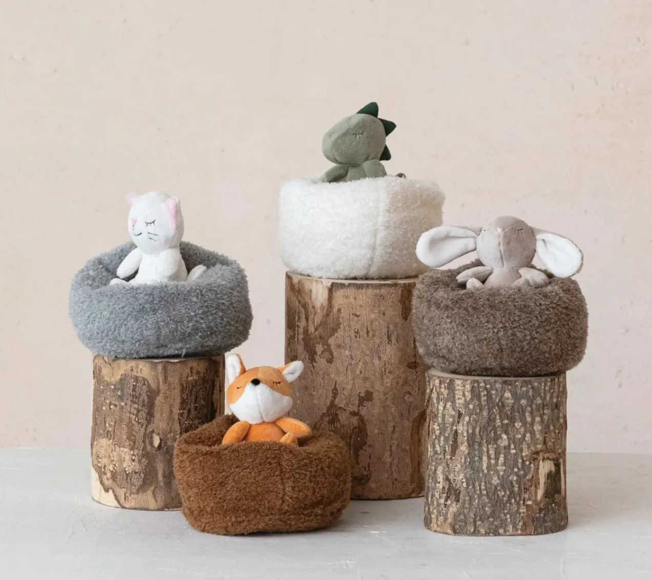 Mini Plush Animals w/ Bean Bags