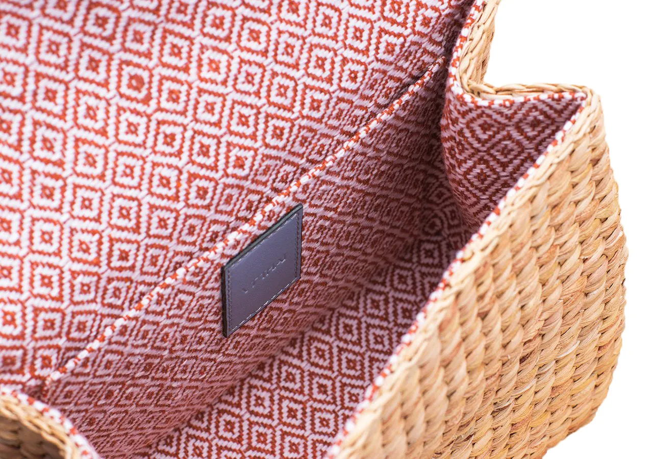 MINI VIPHA WICKER BAG (Grey)