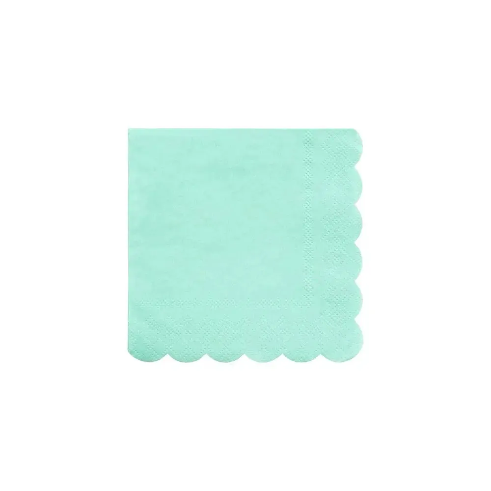 Mint small napkins