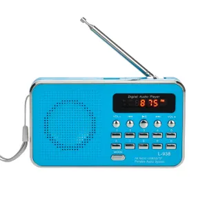 Multi-function card radio portable memory MP3 music player small