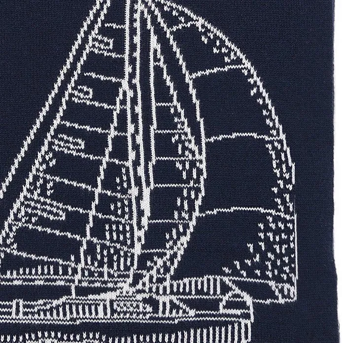 Nautical Classics Medium Weight Cotton Throws/Anchors Icons