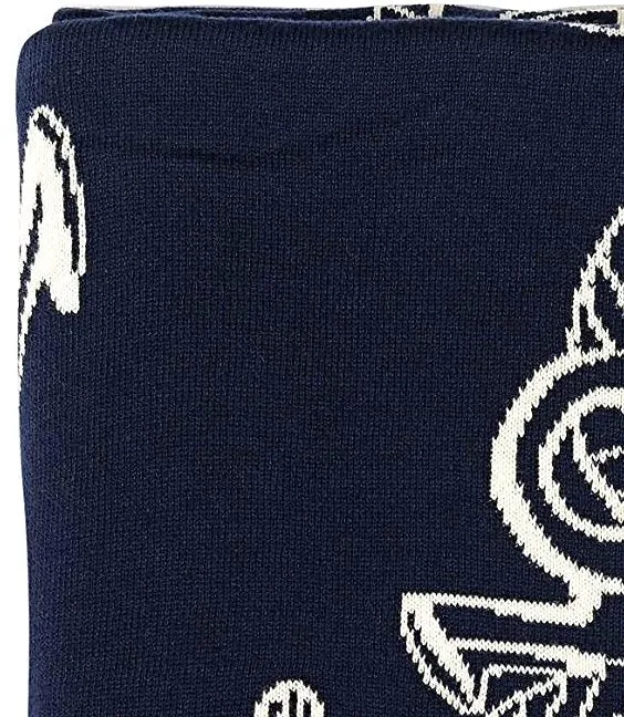 Nautical Classics Medium Weight Cotton Throws/Anchors Icons