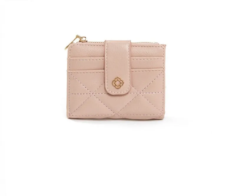New Fashion Bag Button Wallet Women's Diamond Embroidery Thread Wallet