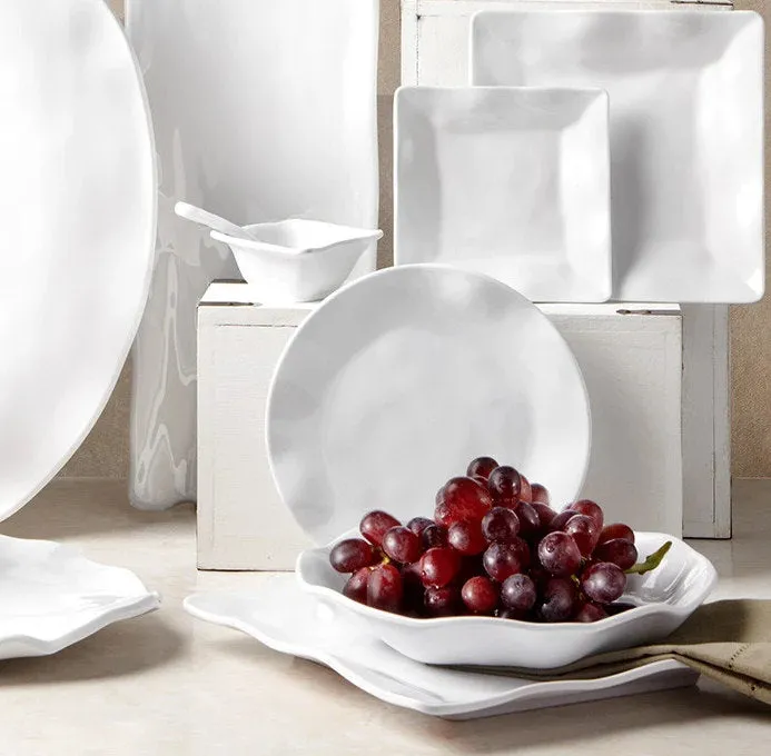 Ocean Swells Square Melamine Dinnerware