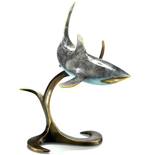 On The Prowl Brass Sculpture