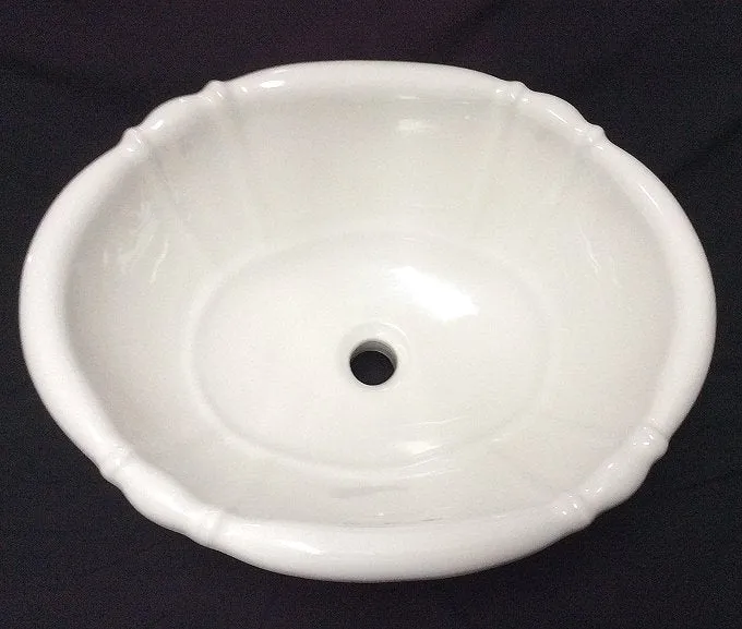 Platinum Stripe Elegant Coastal Sink