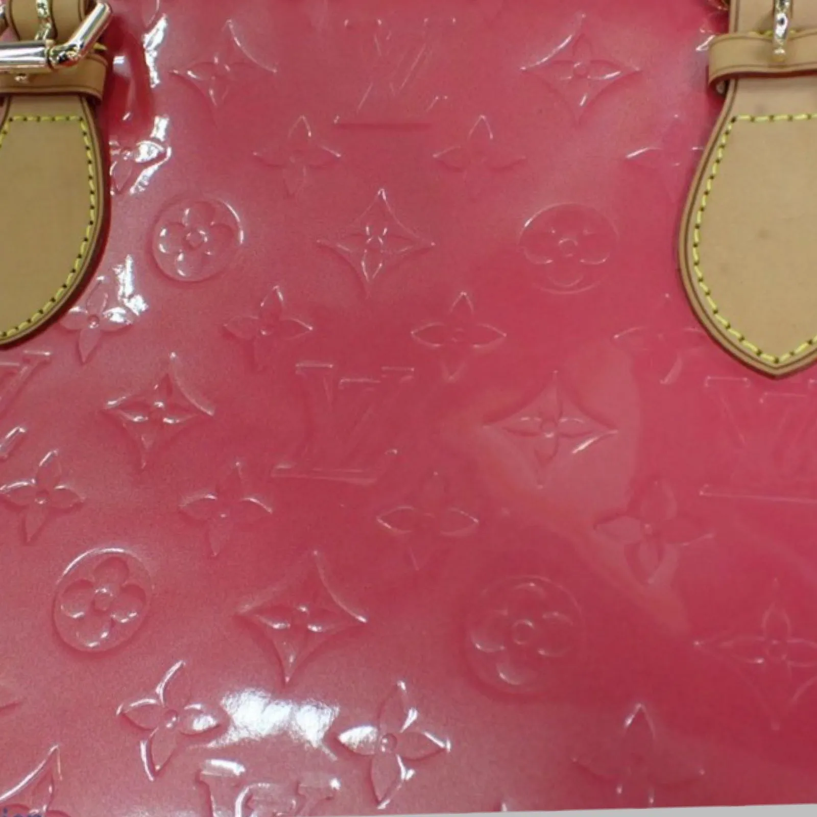 Pre-Owned Louis Vuitton Brentwood Vernis Leather Top Handle Bag- LV2096