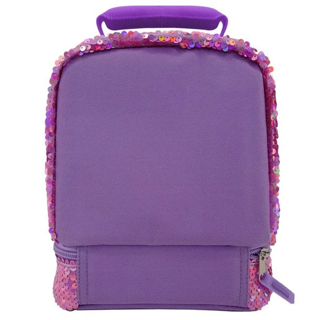 Rainbow Sequin Insulated Lunch Bag