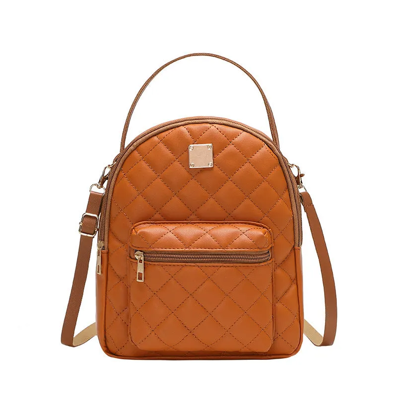 realaiot  Mini Small Simple Bag, Multi-Function Casual Ladies Backpack (9.84*8.26*2.95) Inch