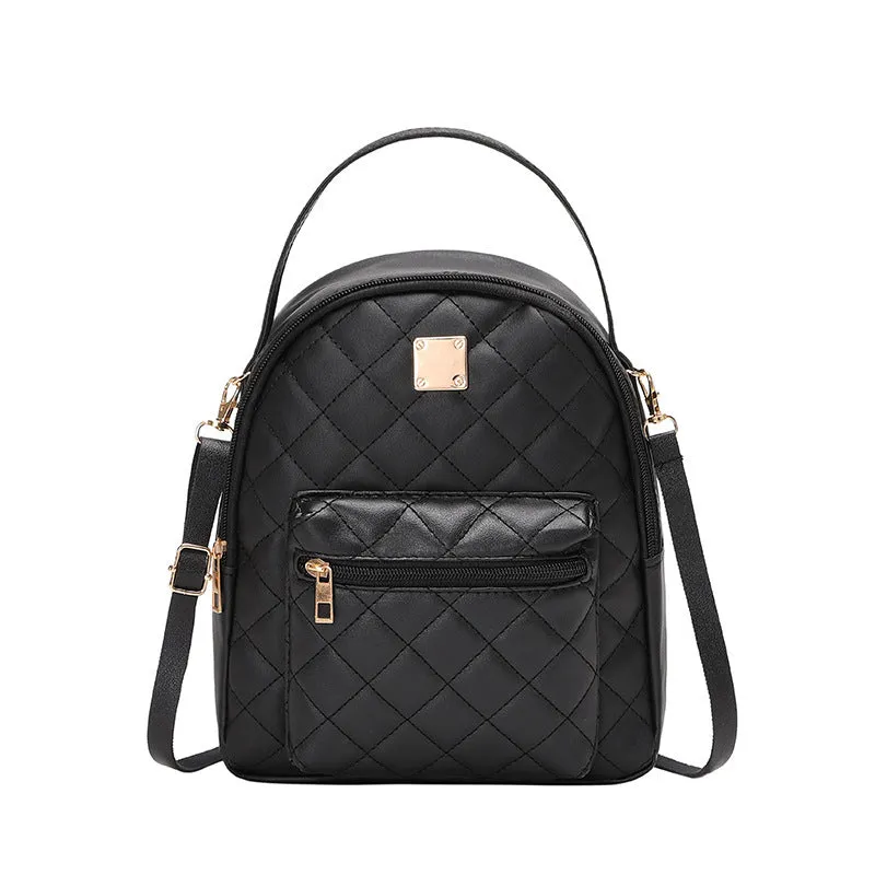 realaiot  Mini Small Simple Bag, Multi-Function Casual Ladies Backpack (9.84*8.26*2.95) Inch
