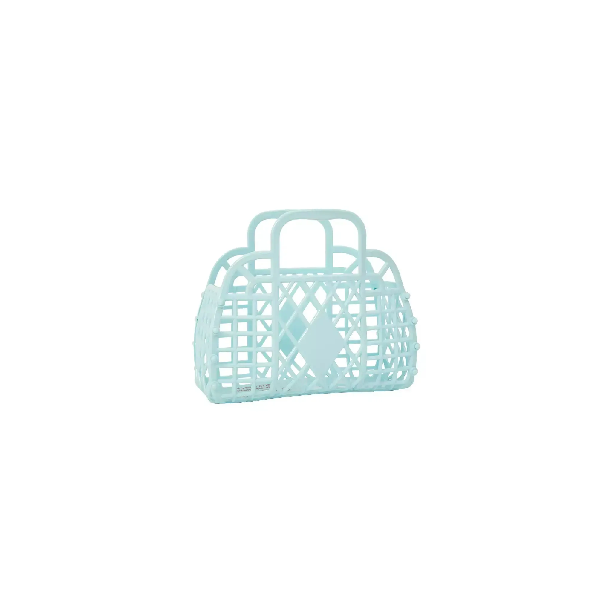 Retro Basket Jelly Bag - Mini: Blue