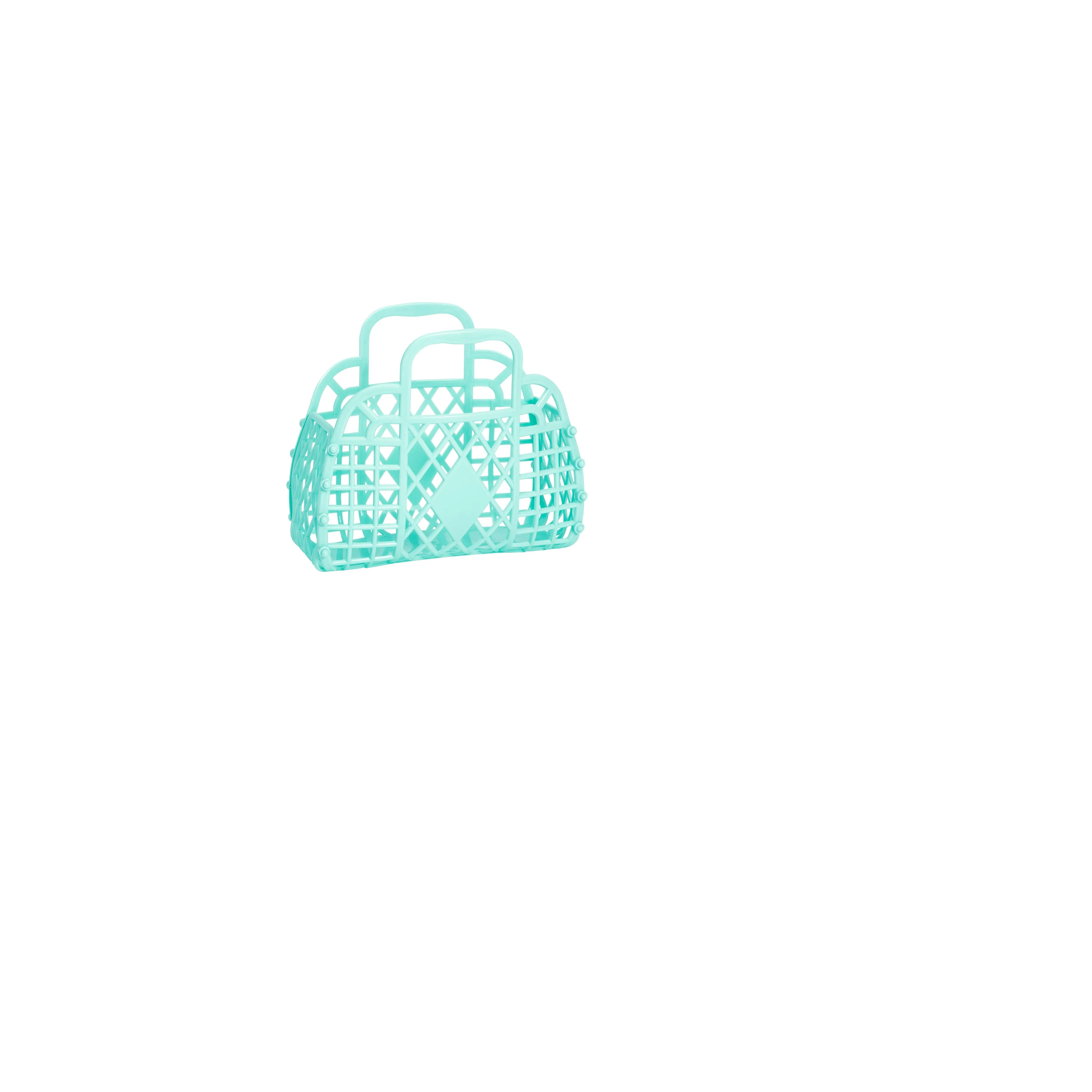Retro Basket Jelly Bag - Mini: Blue