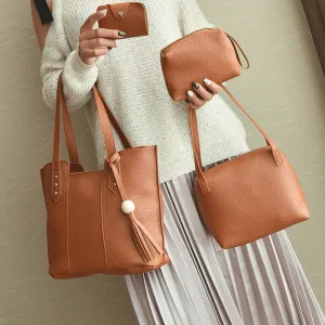 Shoulder four-piece handbags