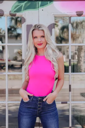 Sleek N Sassy Bodysuit - Pink