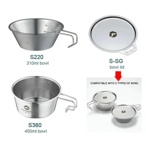 Stainless Steel Camping Sierra Cup Lightweight Compact Camping Pot Hiking Coffee Mug Bowl Cup for Outdoor Hiking Picnic 2021 New