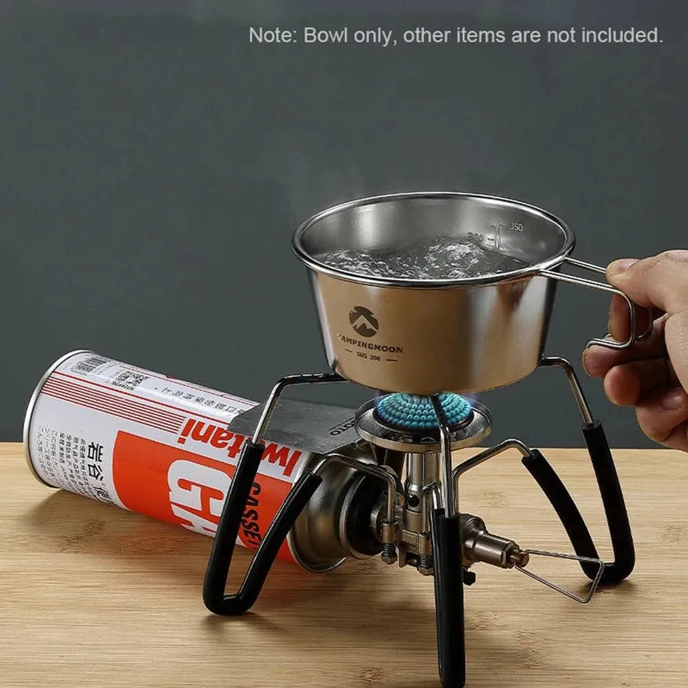 Stainless Steel Camping Sierra Cup Lightweight Compact Camping Pot Hiking Coffee Mug Bowl Cup for Outdoor Hiking Picnic 2021 New