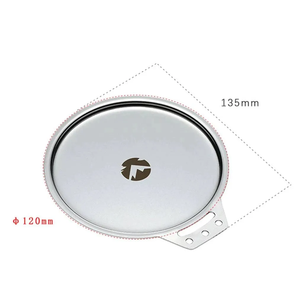 Stainless Steel Camping Sierra Cup Lightweight Compact Camping Pot Hiking Coffee Mug Bowl Cup for Outdoor Hiking Picnic 2021 New