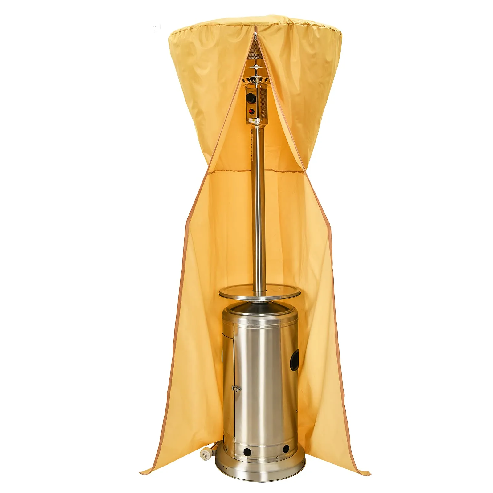 Tangkula Patio Heater Cover, Outdoor Patio Heater Cover with Zipper and Storage Bag
