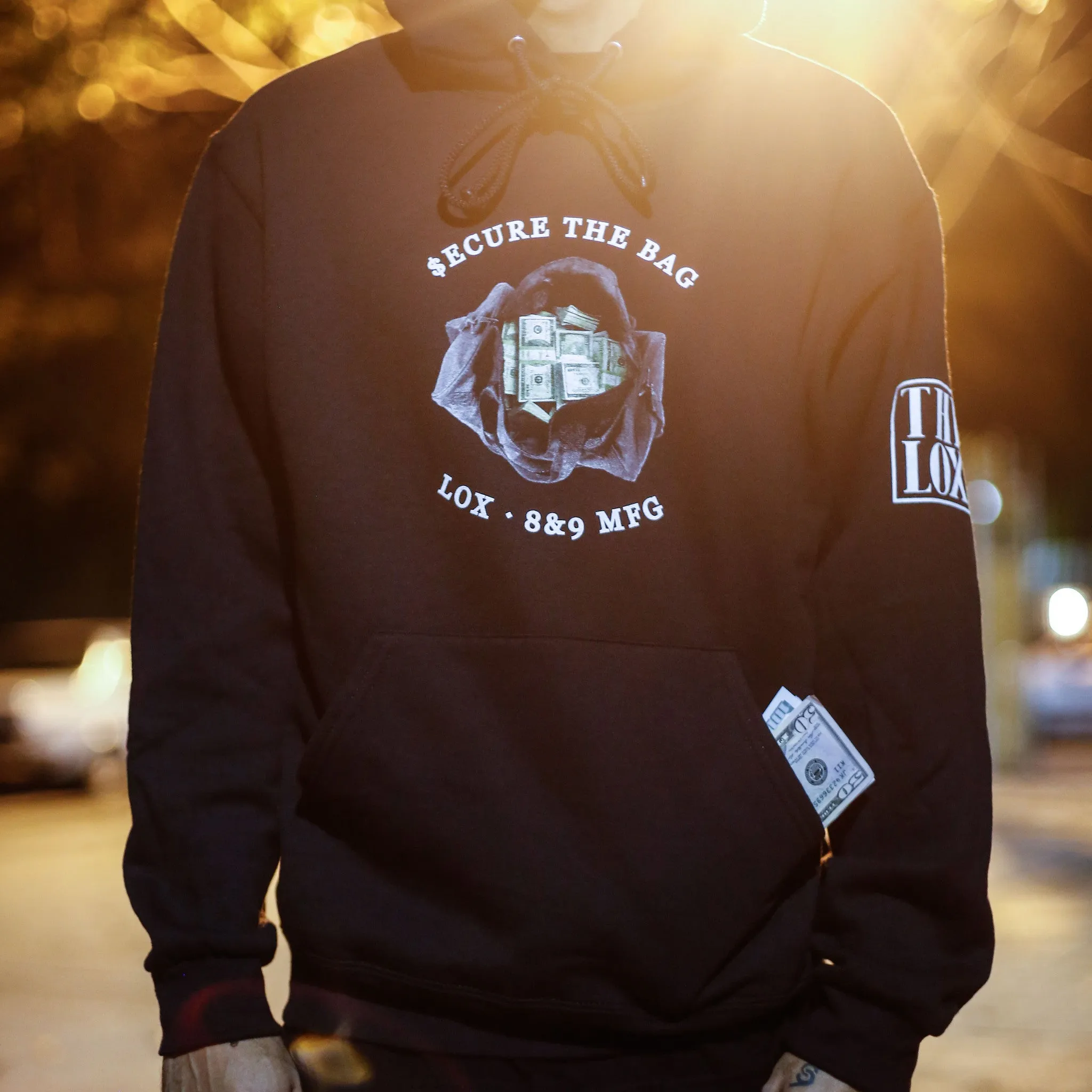 The Lox Secure The Bag Hooded Sweatshirt