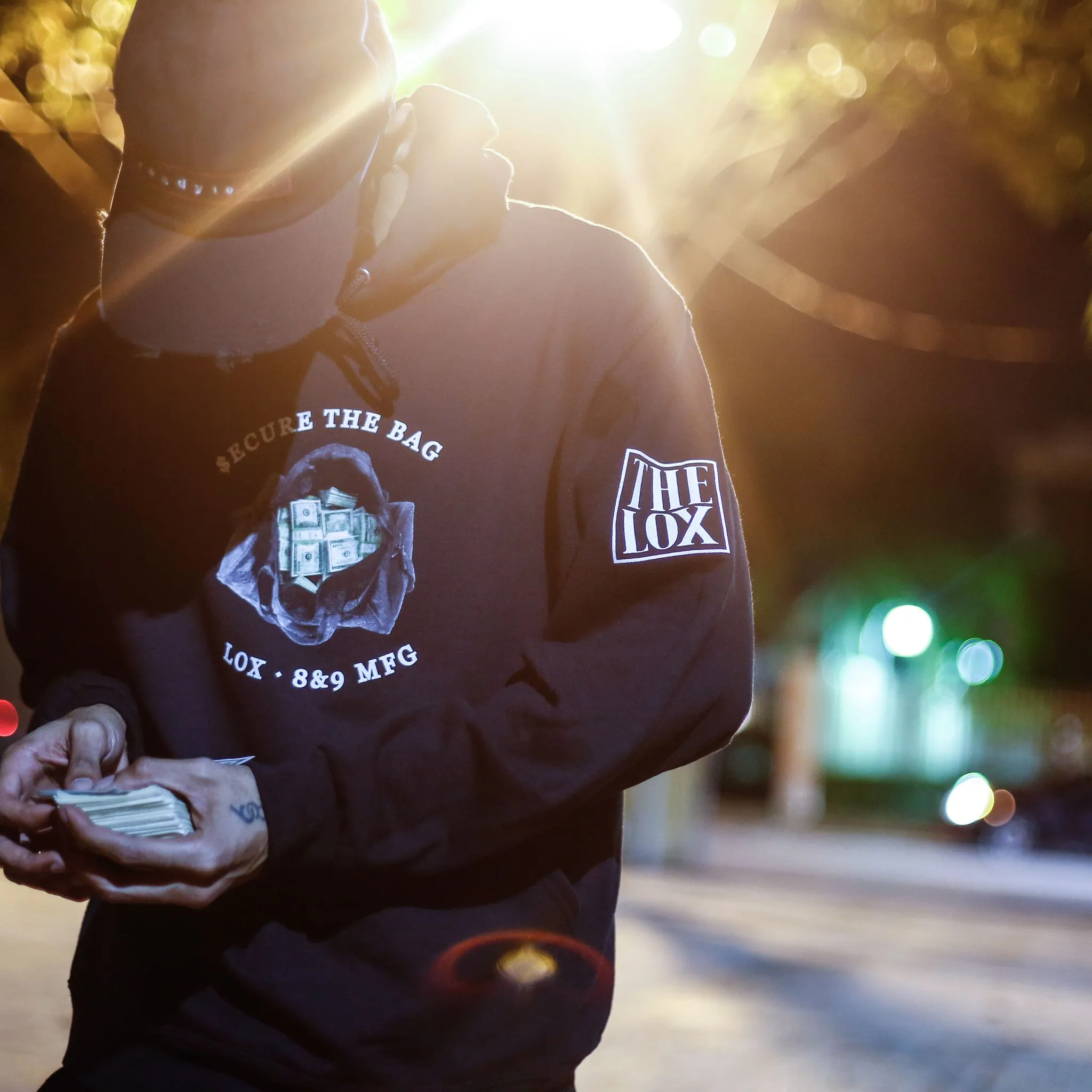 The Lox Secure The Bag Hooded Sweatshirt