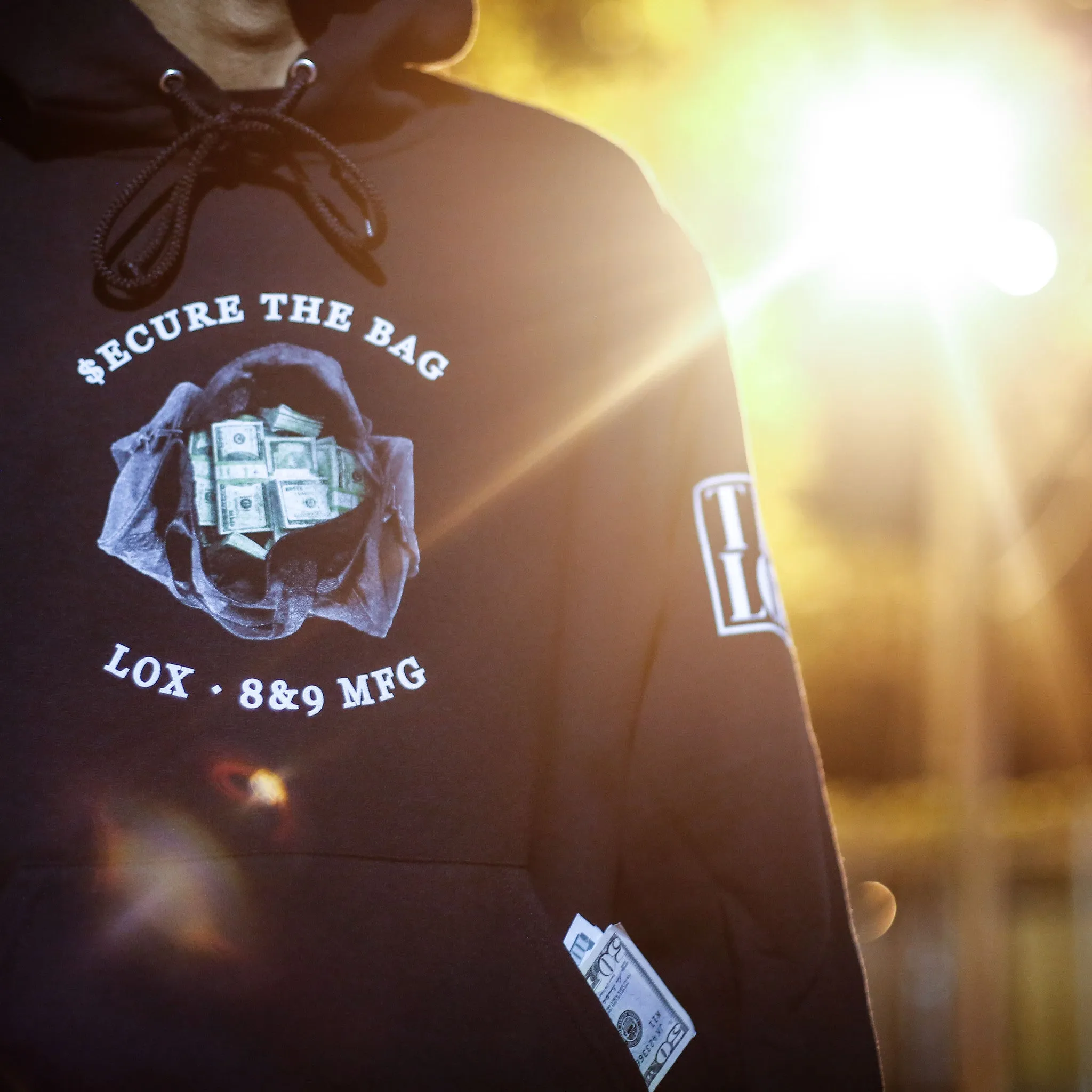 The Lox Secure The Bag Hooded Sweatshirt