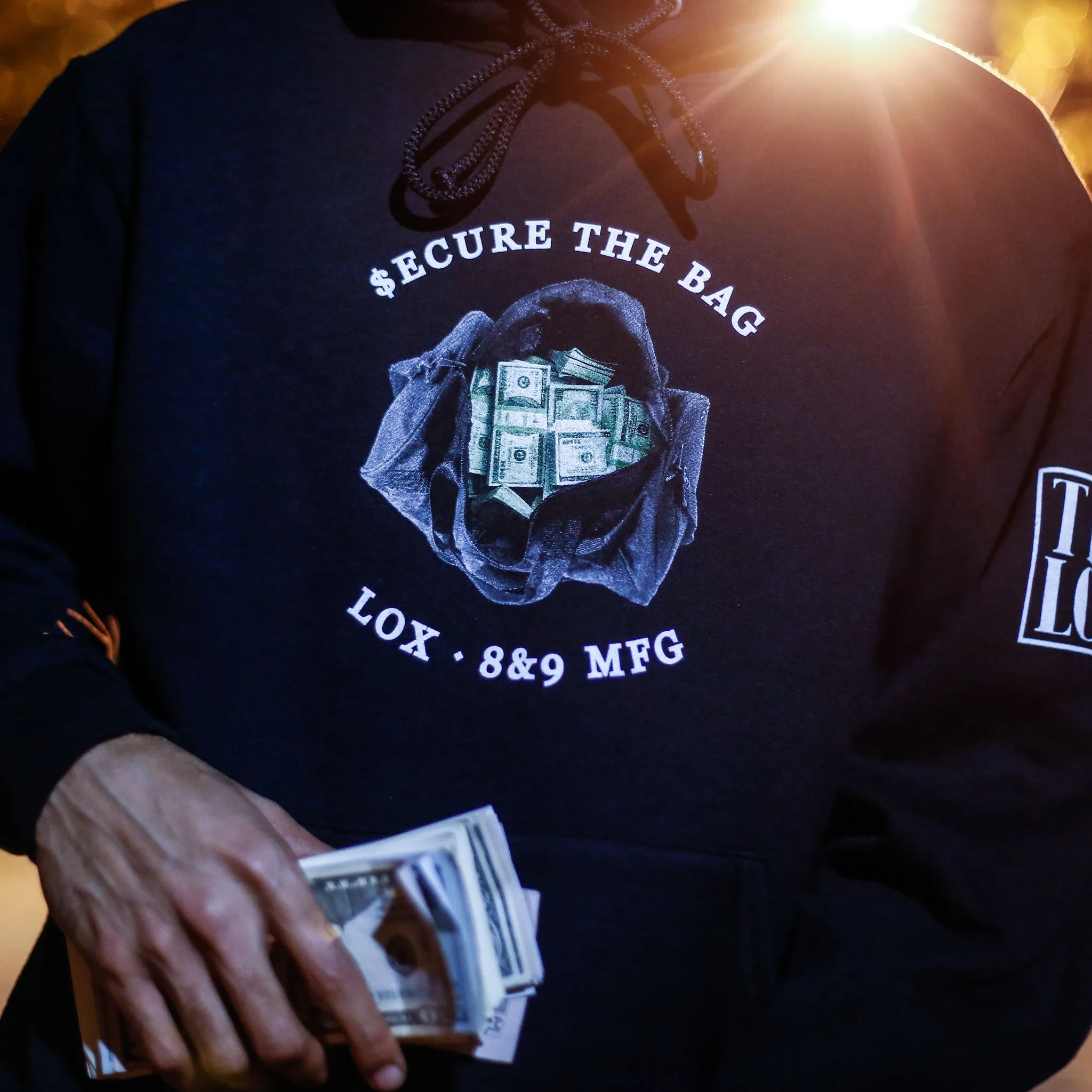 The Lox Secure The Bag Hooded Sweatshirt